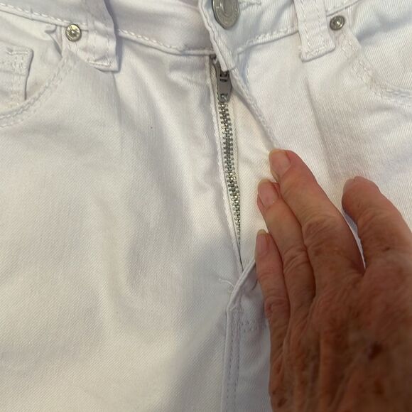 Wax Jean Collextion women’s size 5/27 white stretch skinny jeans EUC - Picture 4 of 13